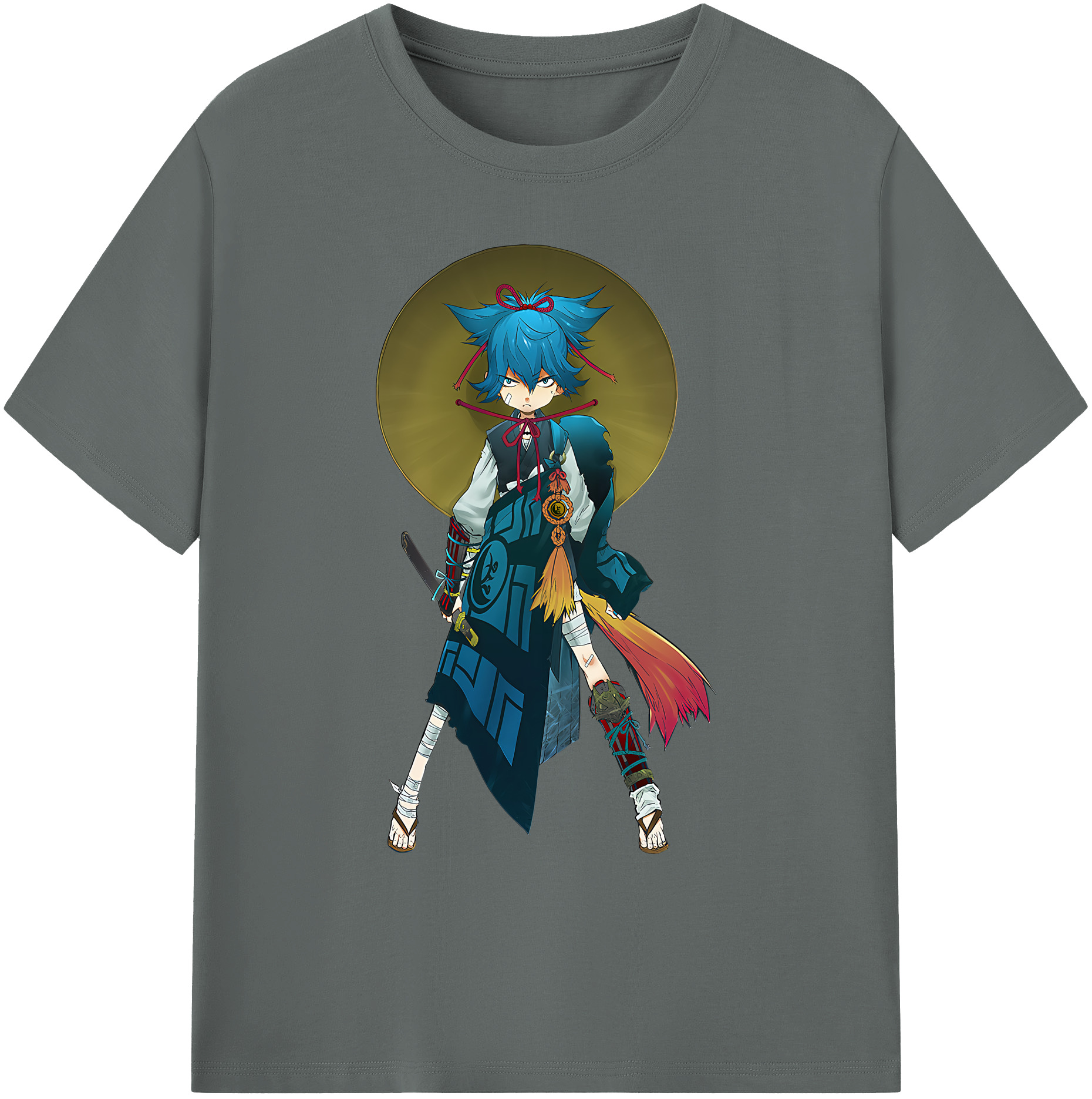 （画像用） 刀剣乱舞 Touken Ranbu 綿100％ メンズ半袖Tシャツ｜肌触りやわらか＆通気性